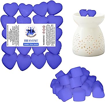 Scented wax melts mini hearts (Creed,Diesel,Bottled Boss,Savage) scented soy wax melts for wax warmer Designer inspired for men Gift Box 4x 40g
