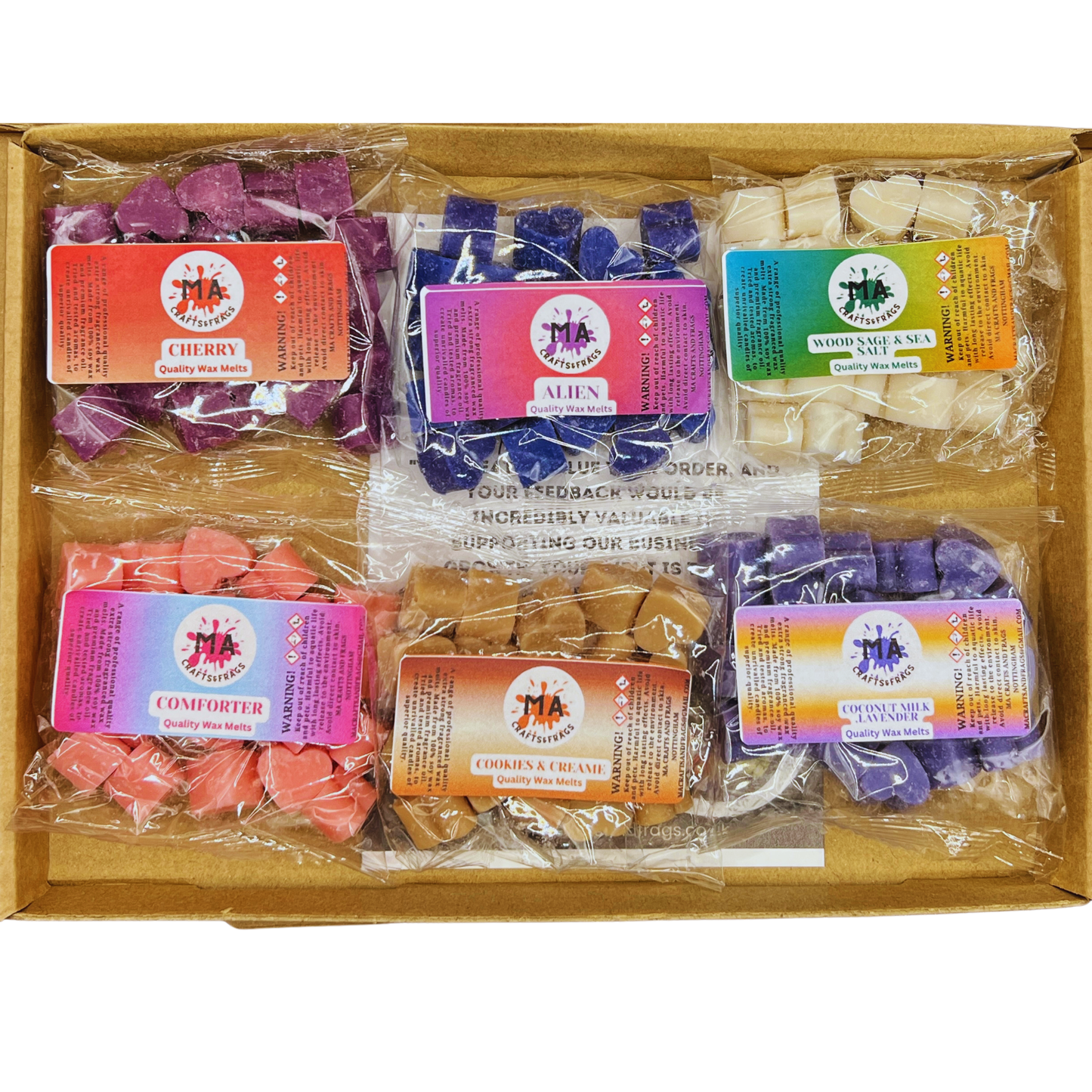 20 x Wax Melt Mini Hearts - Make Your Own Box- Choose Any 6 Scents - Scented Wax Melts Mini Hearts Many fragrances Designer Inspired