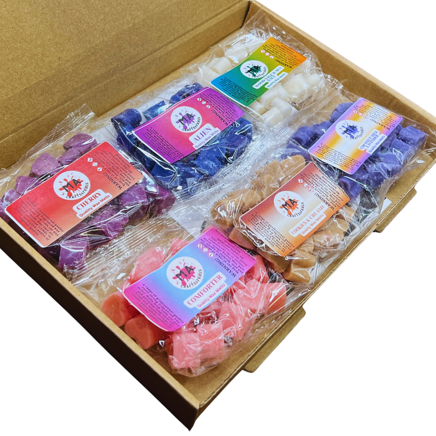 20 x Wax Melt Mini Hearts - Make Your Own Box- Choose Any 6 Scents - Scented Wax Melts Mini Hearts Many fragrances Designer Inspired