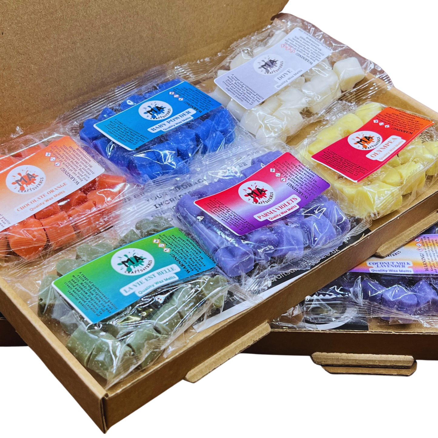 20 x Wax Melt Mini Hearts - Make Your Own Box- Choose Any 6 Scents - Scented Wax Melts Mini Hearts Many fragrances Designer Inspired