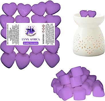 Scented wax melts mini hearts (Lynx Africa,Million inspired, code,Creed) scented soy wax melts for wax warmer Designer inspired for men Gift Box 4x 40g