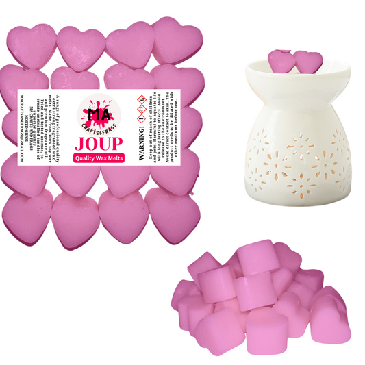 20 x Highly Scented Wax Melts Mini Hearts Many fragrances Designer Inspired (Joop Inspired)