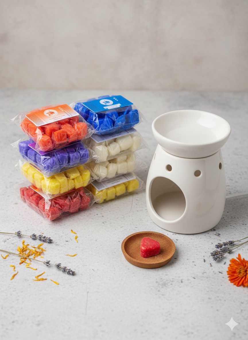 20 x Wax Melt Mini Hearts - Make Your Own Box- Choose Any 6 Scents - Scented Wax Melts Mini Hearts Many fragrances Designer Inspired